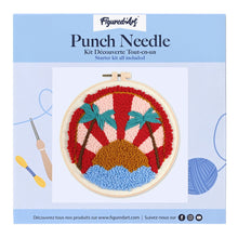 Load image into Gallery viewer, Punch Needle Kit - Tropical Sunset