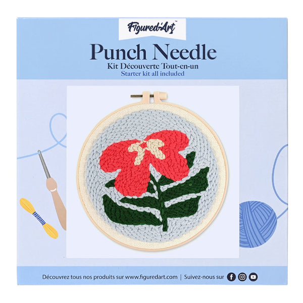 Punch Needle Kit - Hibiscus