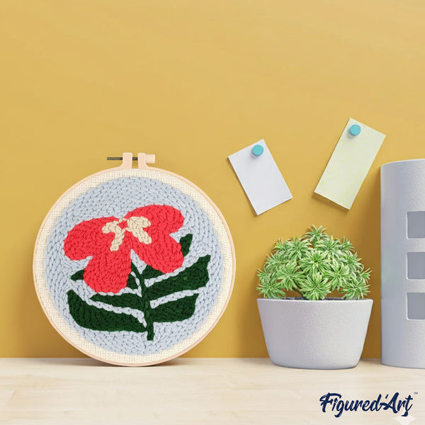 Punch Needle Kit - Hibiscus
