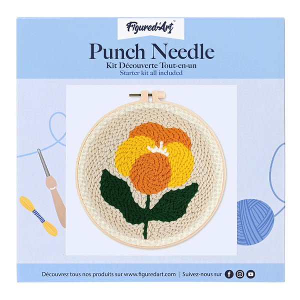Punch Needle Kit - Marigold