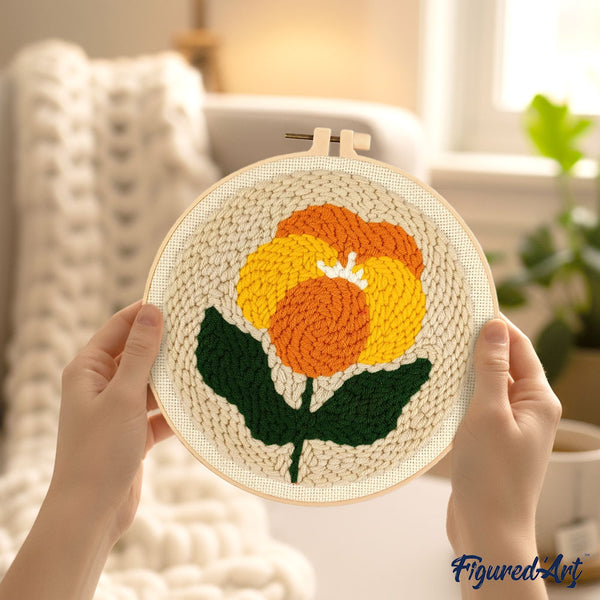 Punch Needle Kit - Marigold