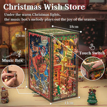 Load image into Gallery viewer, DIY Book Nook Kit - Christmas Eve Store