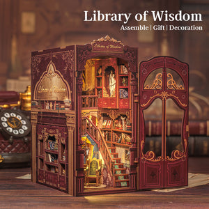 DIY Book Nook Kit - Library of Wisdom