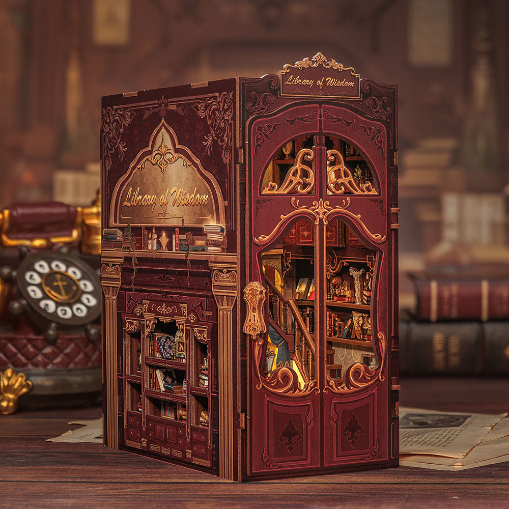 DIY Book Nook Kit - Library of Wisdom