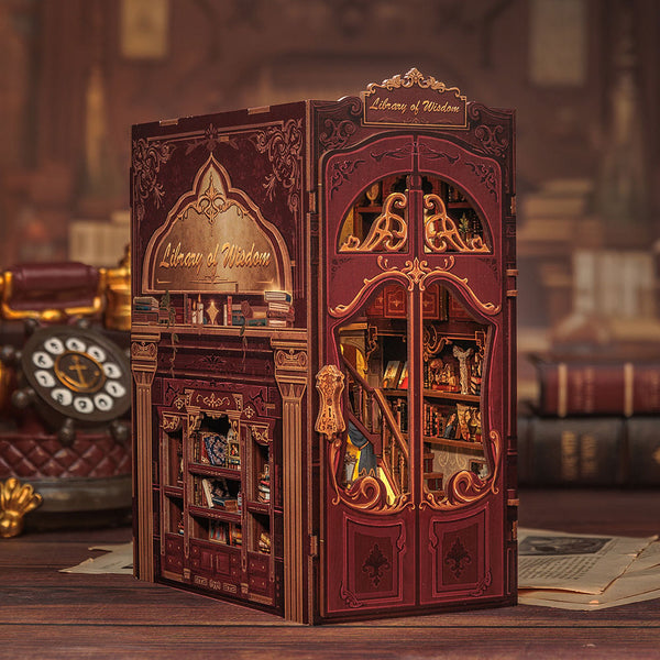 DIY Book Nook Kit - Library of Wisdom