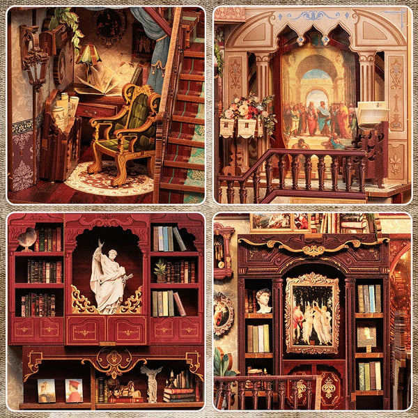 DIY Book Nook Kit - Library of Wisdom