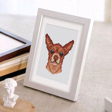 Load image into Gallery viewer, Mini Diamond Painting 3&quot;x5&quot; (12 pieces) -Dog Portraits