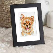 Load image into Gallery viewer, Mini Diamond Painting 3&quot;x5&quot; (12 pieces) -Dog Portraits