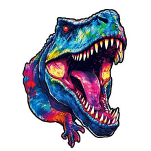 Load image into Gallery viewer, Wooden Puzzle - Cool Dinosaur