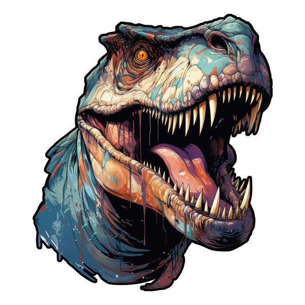 Wooden Puzzle - Stone Dinosaur