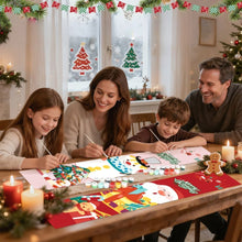 Load image into Gallery viewer, Paint by Numbers Front Door Hanging Banners - Christmas Wishes
