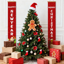 Load image into Gallery viewer, Paint by Numbers Front Door Hanging Banners - Santa &amp; Reindeer