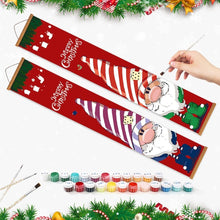 Load image into Gallery viewer, Paint by Numbers Front Door Hanging Banners - Christmas Gnomes