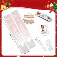 Load image into Gallery viewer, Paint by Numbers Front Door Hanging Banners - Christmas Gnomes