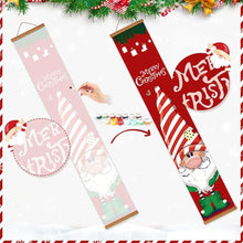 Load image into Gallery viewer, Paint by Numbers Front Door Hanging Banners - Christmas Gnomes