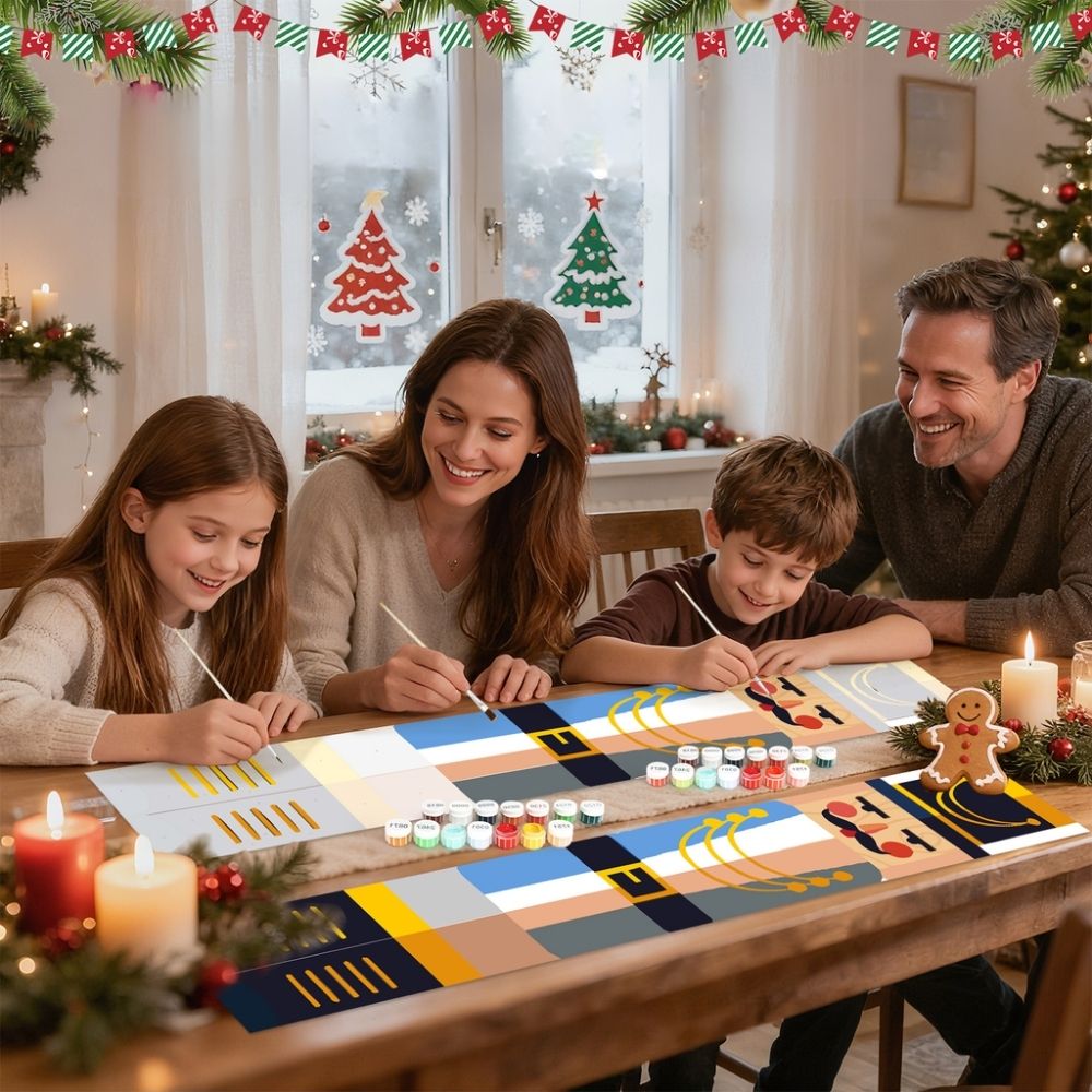 Paint by Numbers Front Door Hanging Banners - Royal Nutcracker