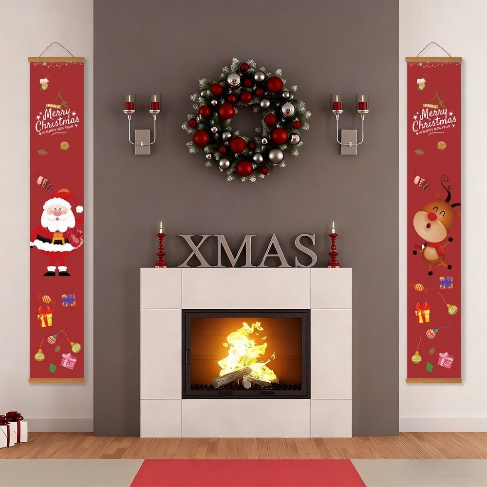 Paint by Numbers Front Door Hanging Banner - Festive Greetings