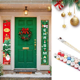 Paint by Numbers Front Door Hanging Banner - Joyful Season Figured'Art
