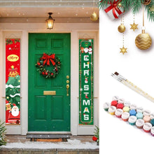 Load image into Gallery viewer, Paint by Numbers Front Door Hanging Banners - Joyful Season Figured'Art