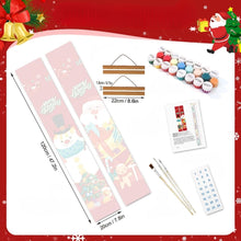 Load image into Gallery viewer, Paint by Numbers Front Door Hanging Banners - Joyful Season