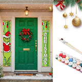 Paint by Numbers Front Door Hanging Banners - Holiday Thief Figured'Art