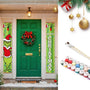 Paint by Numbers Front Door Hanging Banners - Holiday Thief Figured'Art