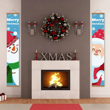 Load image into Gallery viewer, Paint by Numbers Front Door Hanging Banners - Happy Snowman