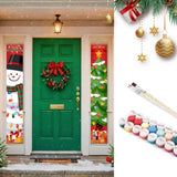 Paint by Numbers Front Door Hanging Banners - Sparkling Tree Figured'Art