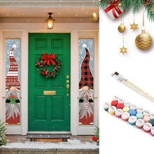 Load image into Gallery viewer, Paint by Numbers Front Door Hanging Banners - Cozy Gnomes Figured'Art
