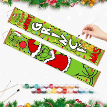 Load image into Gallery viewer, Paint by Numbers Front Door Hanging Banners - Merry &amp; Moody