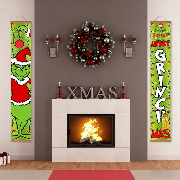 Paint by Numbers Front Door Hanging Banners - Merry & Moody