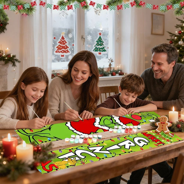 Paint by Numbers Front Door Hanging Banners - Merry & Moody