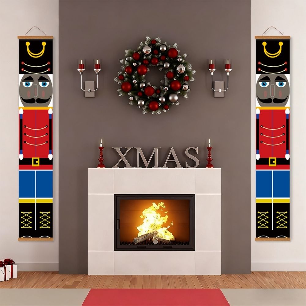 Paint by Numbers Front Door Hanging Banners - Nutcracker Charm