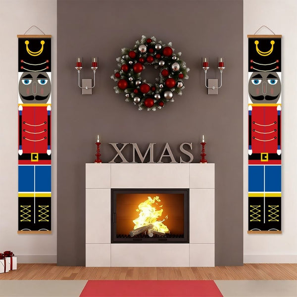 Paint by Numbers Front Door Hanging Banners - Nutcracker Charm