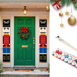 Paint by Numbers Front Door Hanging Banners - Classic Nutcracker Figured'Art