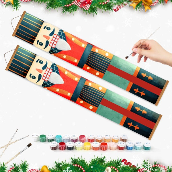Paint by Numbers Front Door Hanging Banners - Nutcracker Parade