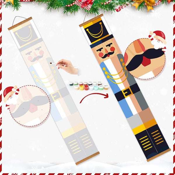 Paint by Numbers Front Door Hanging Banners - Nutcracker Parade