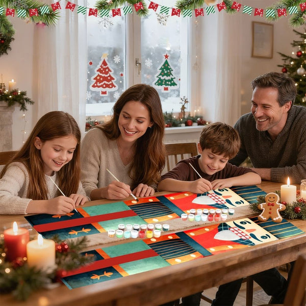 Paint by Numbers Front Door Hanging Banners - Nutcracker Parade