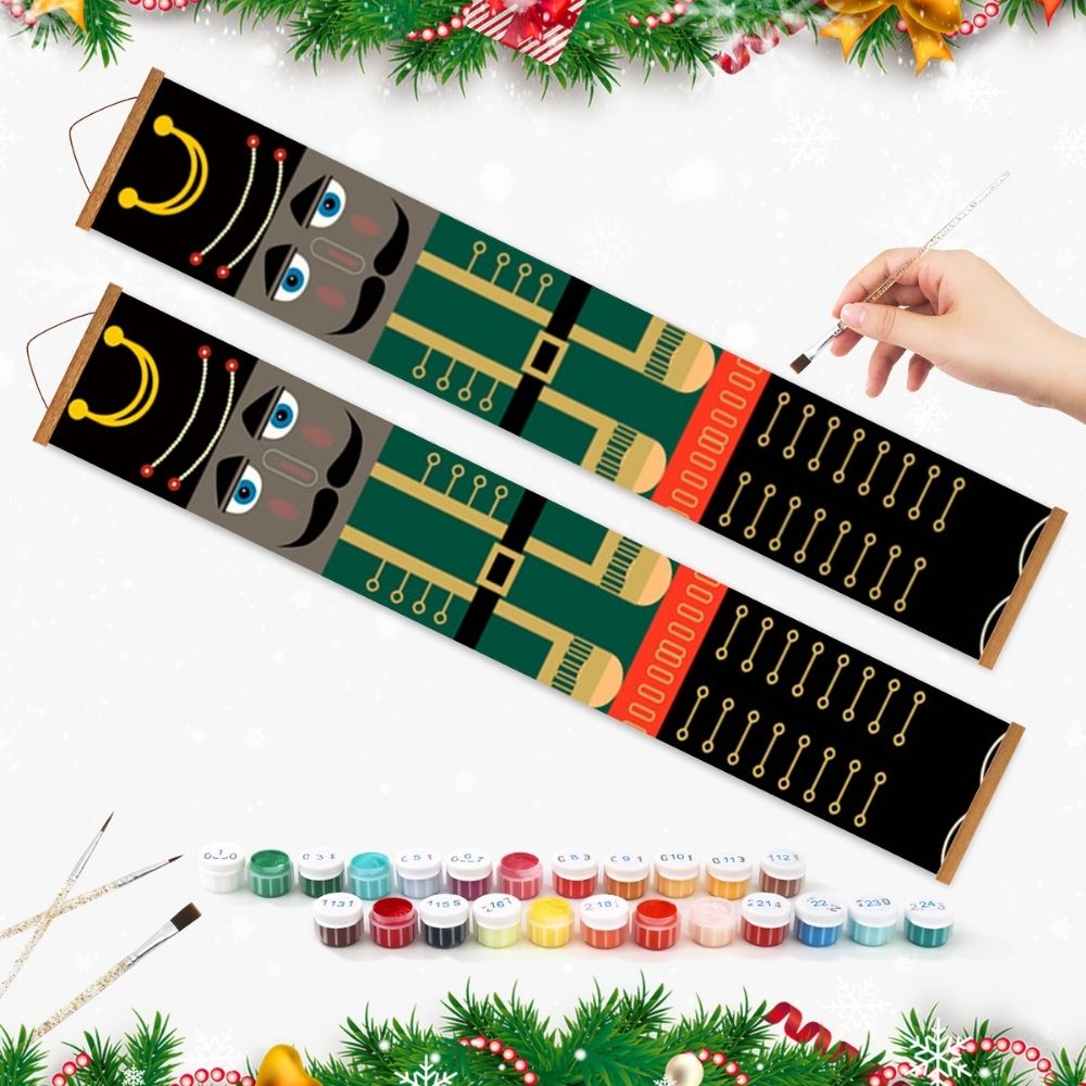 Paint by Numbers Front Door Hanging Banners - Toy Soldier