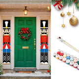 Paint by Numbers Front Door Hanging Banners - Nutcracker Night Figured'Art