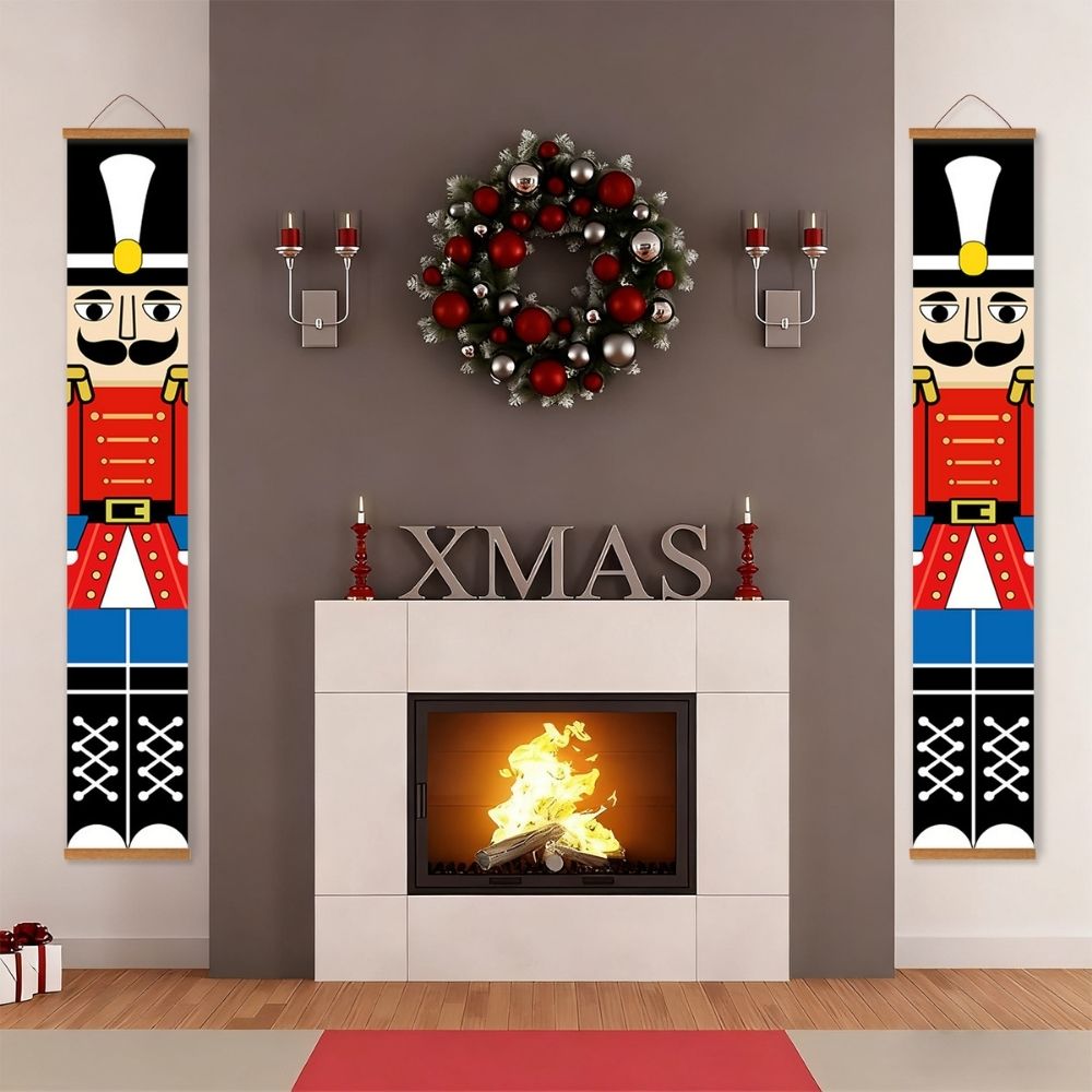 Paint by Numbers Front Door Hanging Banners - Nutcracker Night