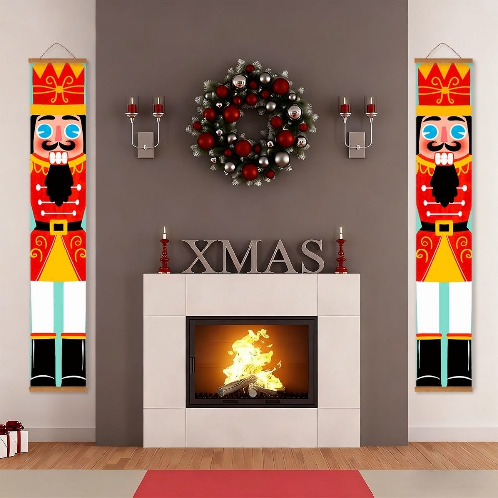 Paint by Numbers Front Door Hanging Banners - Nutcracker Dreams
