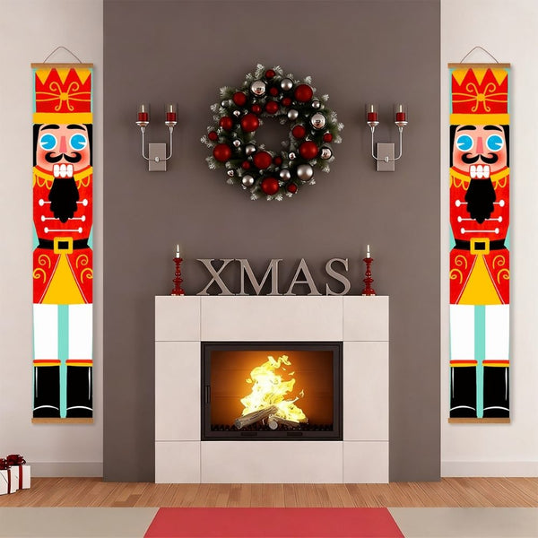 Paint by Numbers Front Door Hanging Banners - Nutcracker Dreams