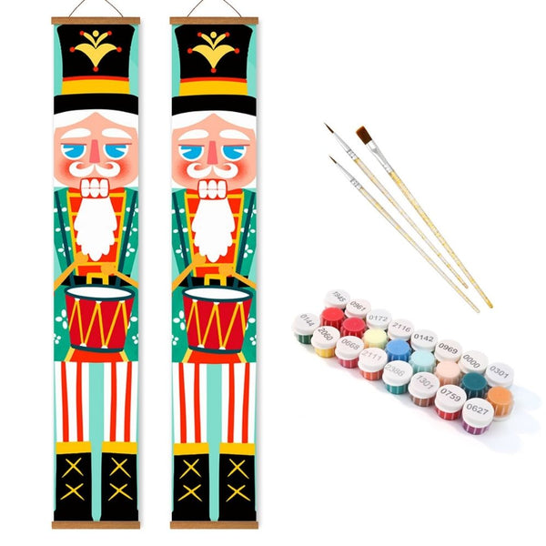 Paint by Numbers Front Door Hanging Banners - The Toy Soldier