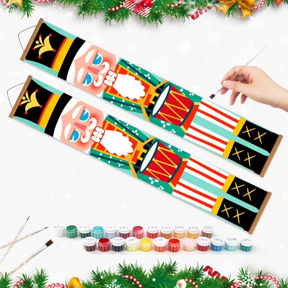 Paint by Numbers Front Door Hanging Banners - The Toy Soldier