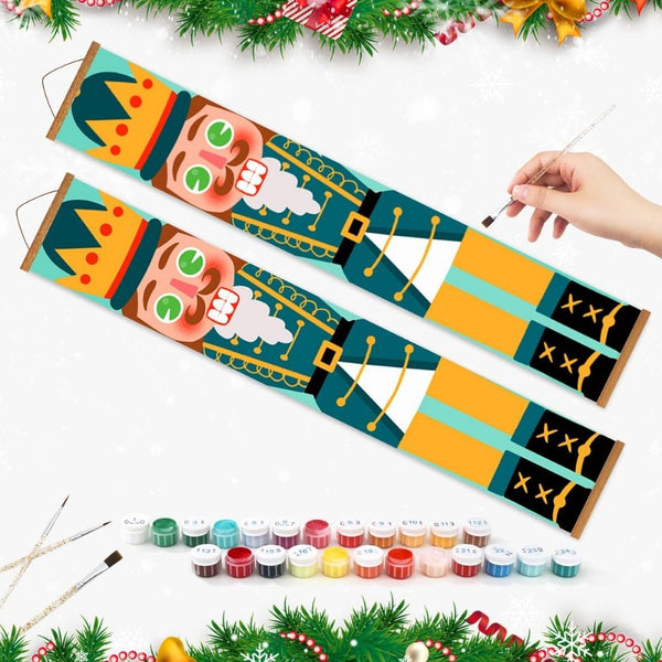 Paint by Numbers Front Door Hanging Banners - Nutcracker Prince