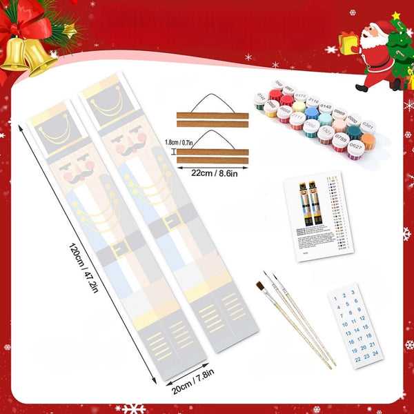 Paint by Numbers Front Door Hanging Banners - Nutcracker Prince