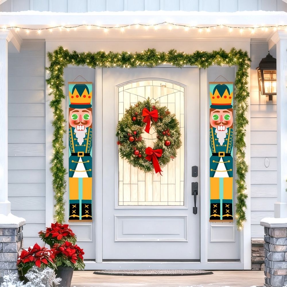 Paint by Numbers Front Door Hanging Banners - Nutcracker Prince