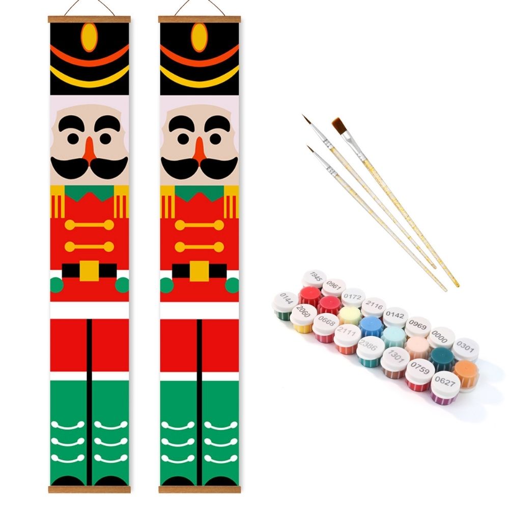 Paint by Numbers Front Door Hanging Banners - The Enchanted Soldier