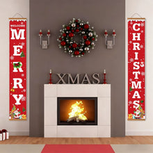 Load image into Gallery viewer, Paint by Numbers Front Door Hanging Banners - Merry Christmas